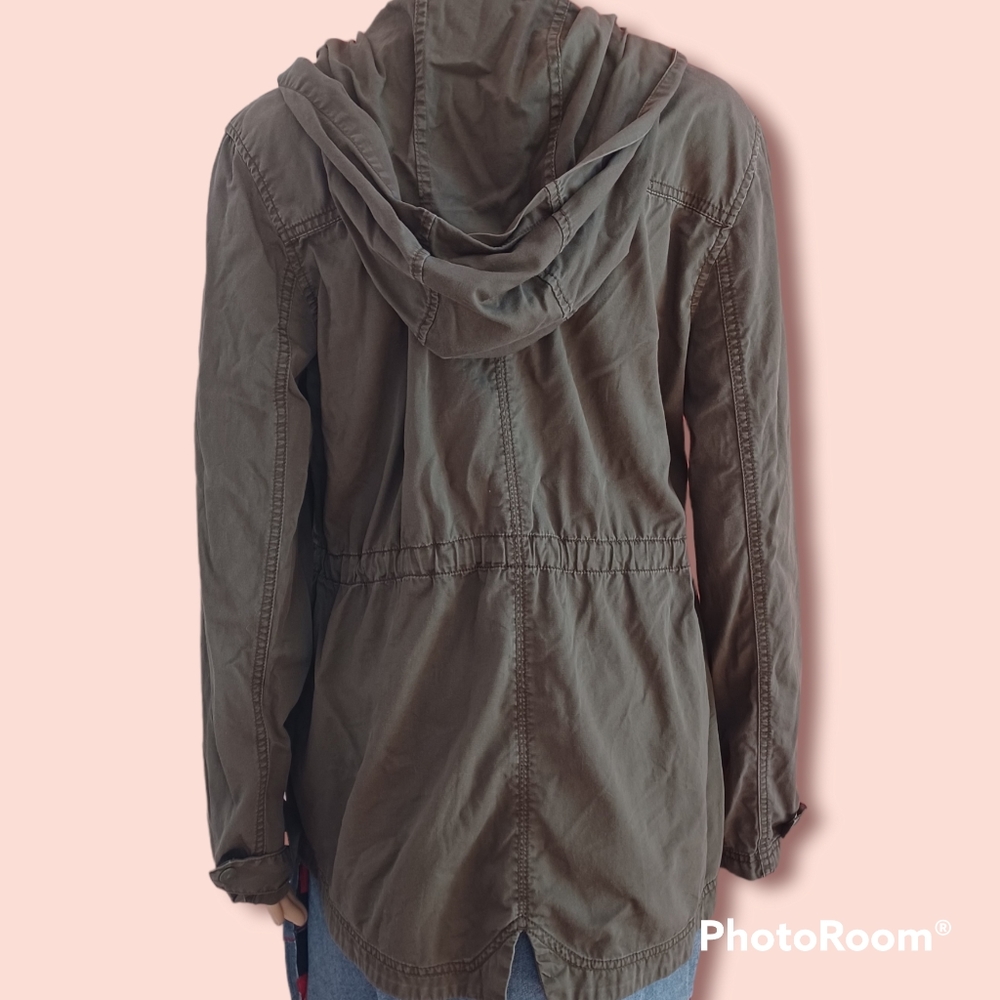 Caslon Olive Green Cargo Jacket - Picture 5 of 7